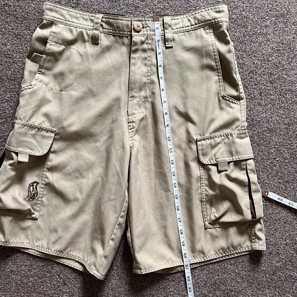 Vintage Y2K Tony Hawk Skateboarding Cargo Shorts Khaki Men’s 30 Retro Streetwear - Picture 12 of 15